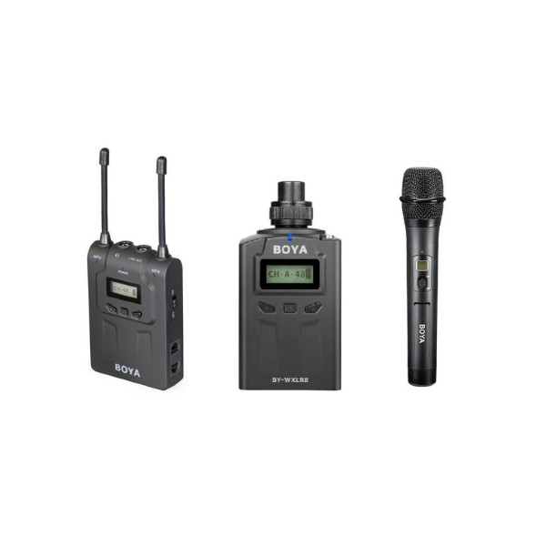 Boya BY-WM8-K4 комплект бездротової двоканальної радіосистеми з генератором